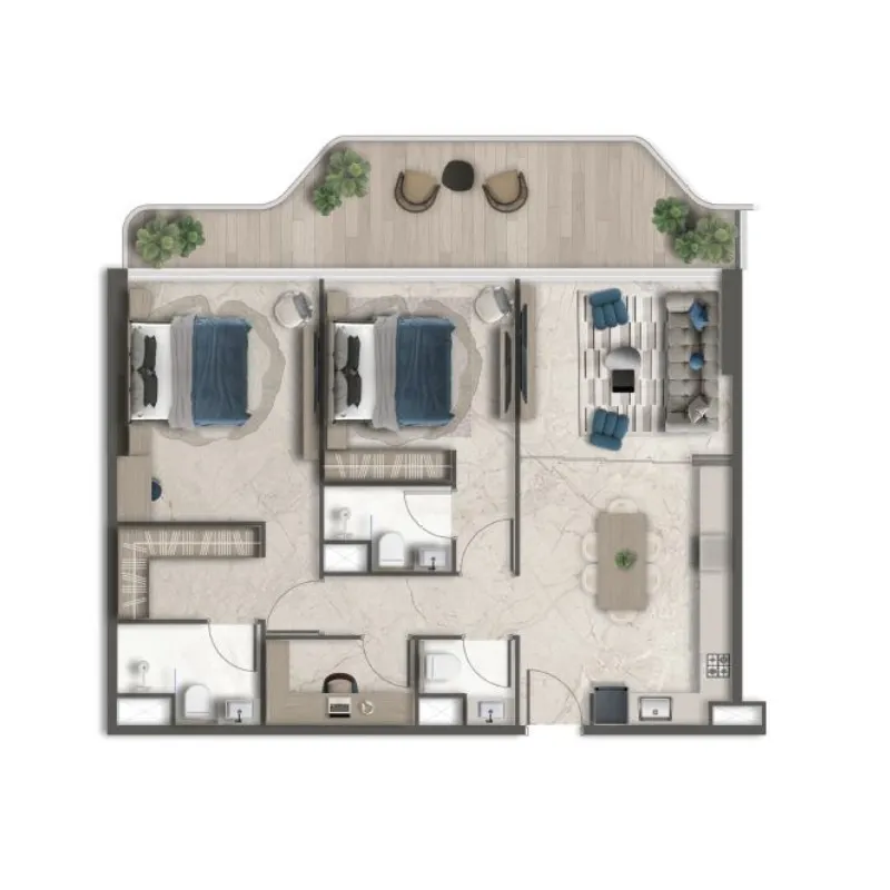 Fakhruddin Properties Development Treppan Vision floor plan