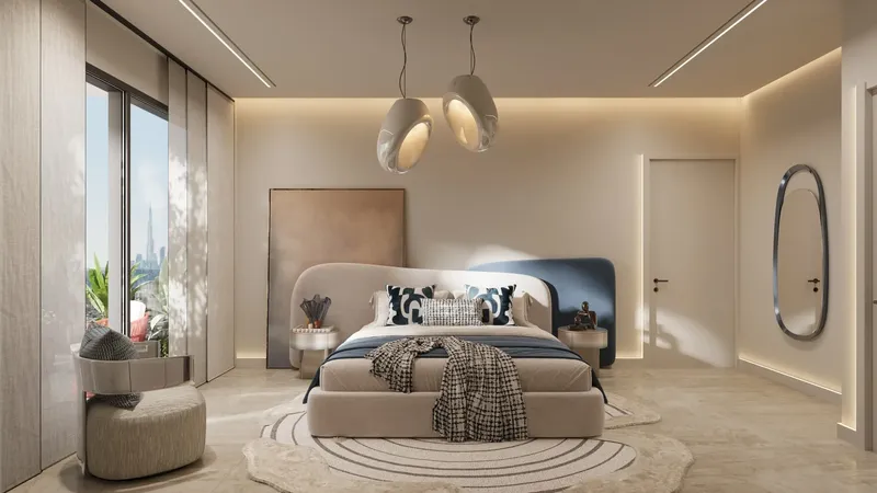 Interior at Treppan Vision in Dubai Land Residence Complex Dubai