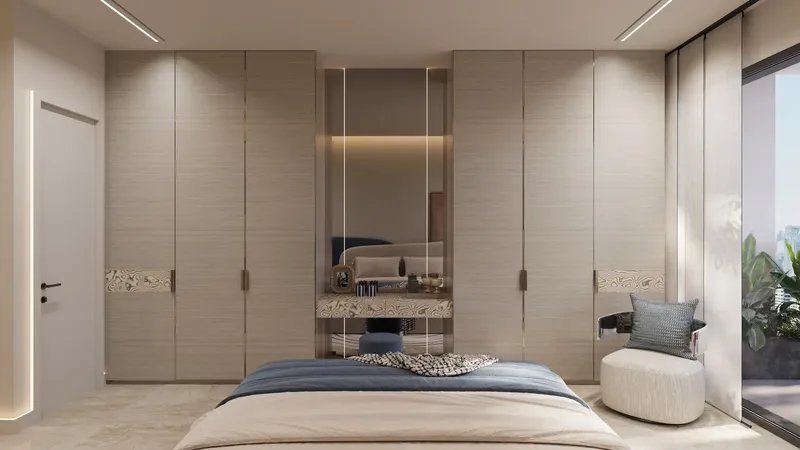Interior at Treppan Vision in Dubai Land Residence Complex Dubai
