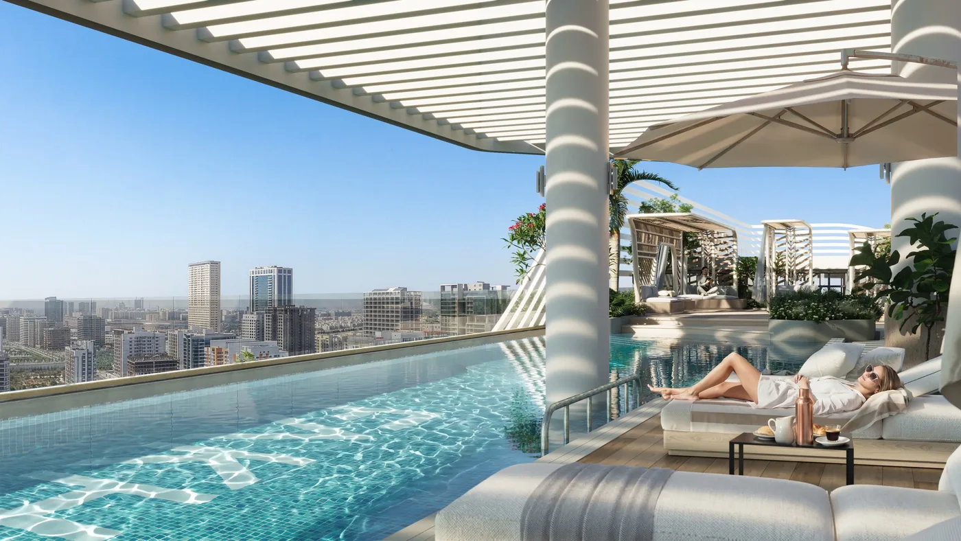 Infinity Pool & Pool Deck amenity image at Treppan Vision