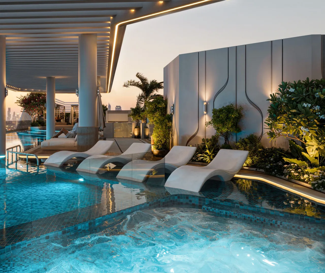 Jacuzzi amenity image at Treppan Vision