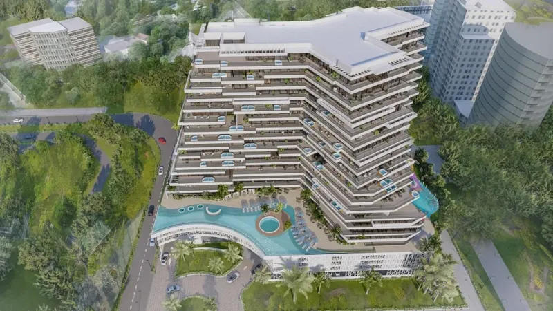 Exterior at Trinity in Arjan Dubai