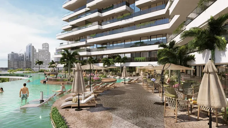 Exterior at Trinity in Arjan Dubai