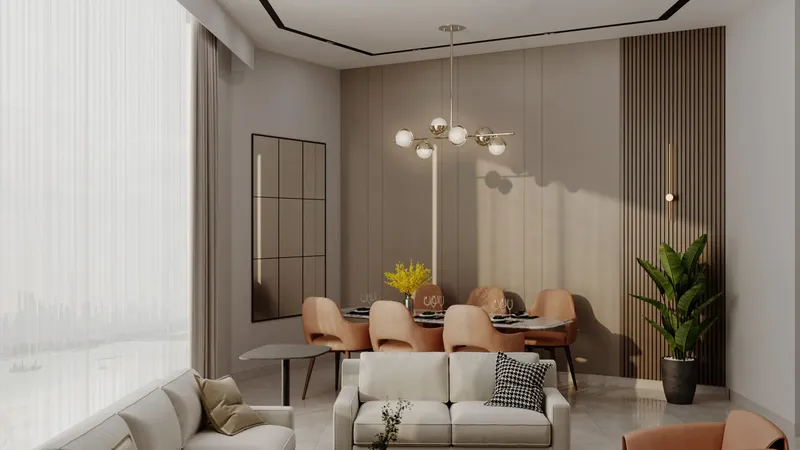 Interior at Trinity in Arjan Dubai