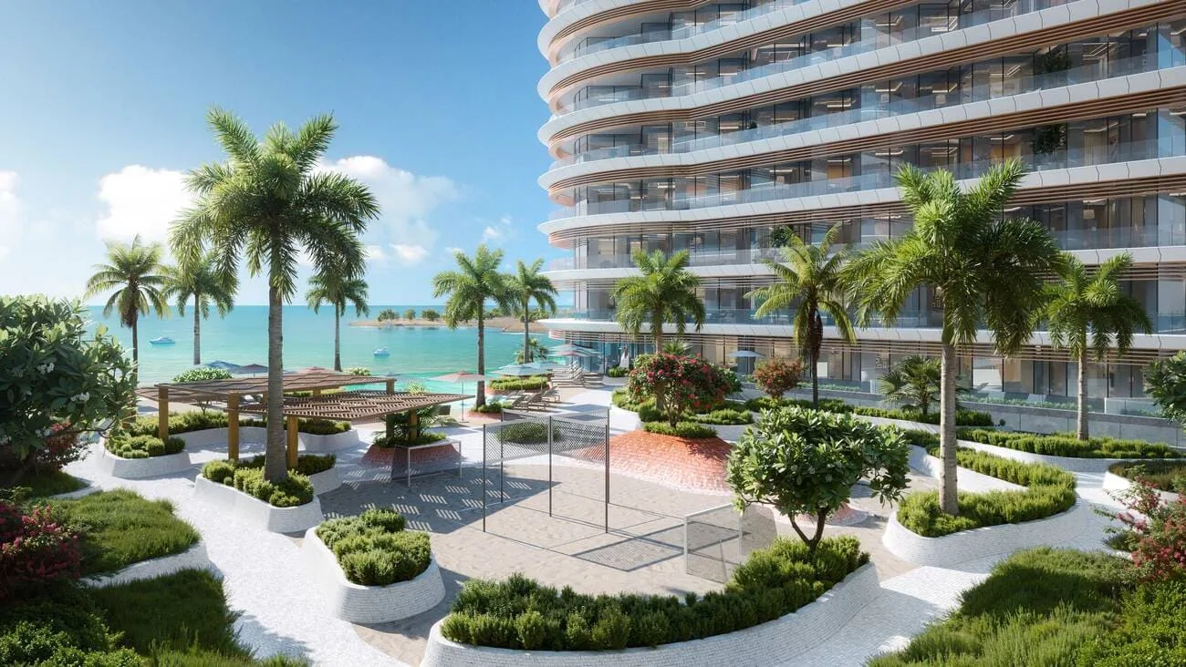 Beach Volleyball & Boules Court amenity image at Trio Isle