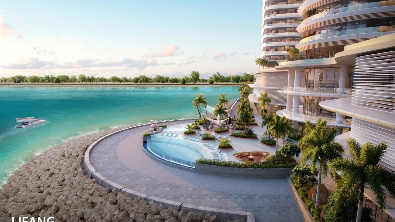 Pool Bar & Dining & Fire Pit amenity image at Trio Isle