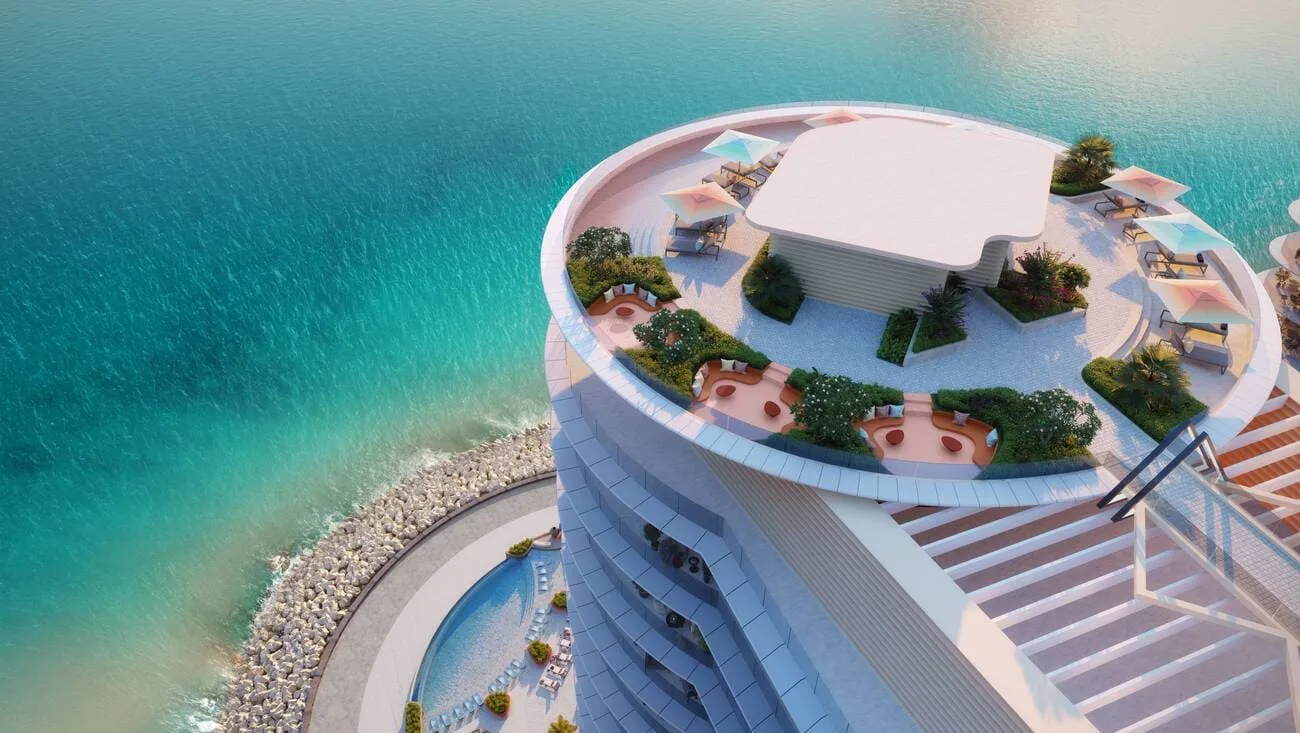 Rooftop Seating Area amenity image at Trio Isle