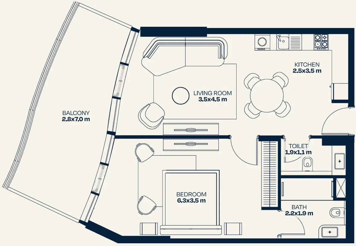 MIRA Developments Trussardi Residences Phase Two floor plan