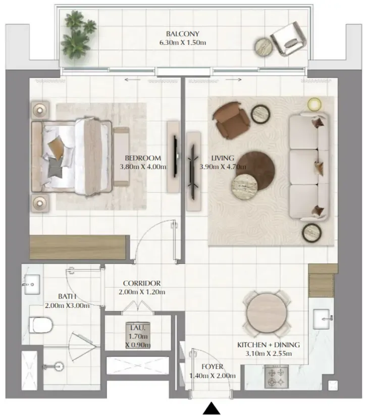Emaar Valia floor plan
