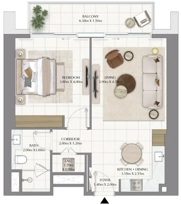 Emaar Valia floor plan