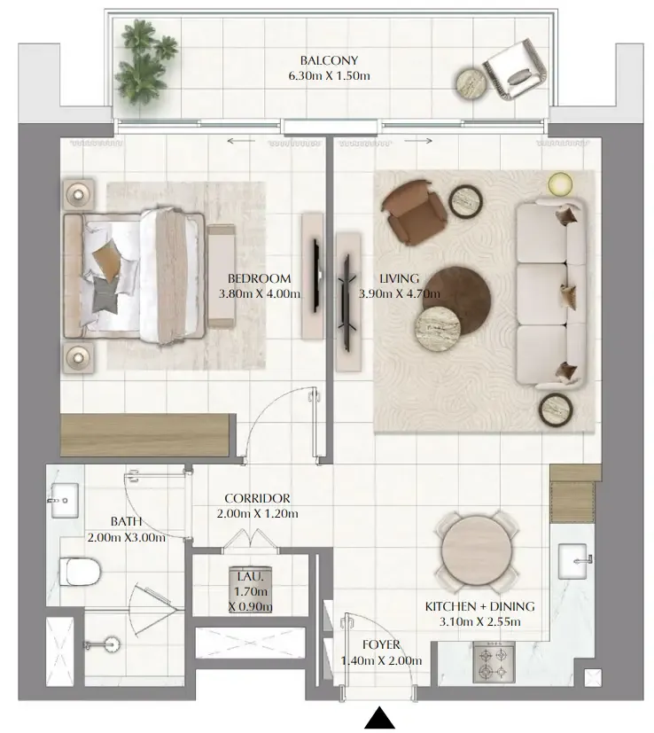 Emaar Valia floor plan