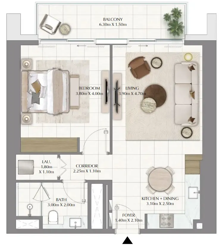 Emaar Valia floor plan