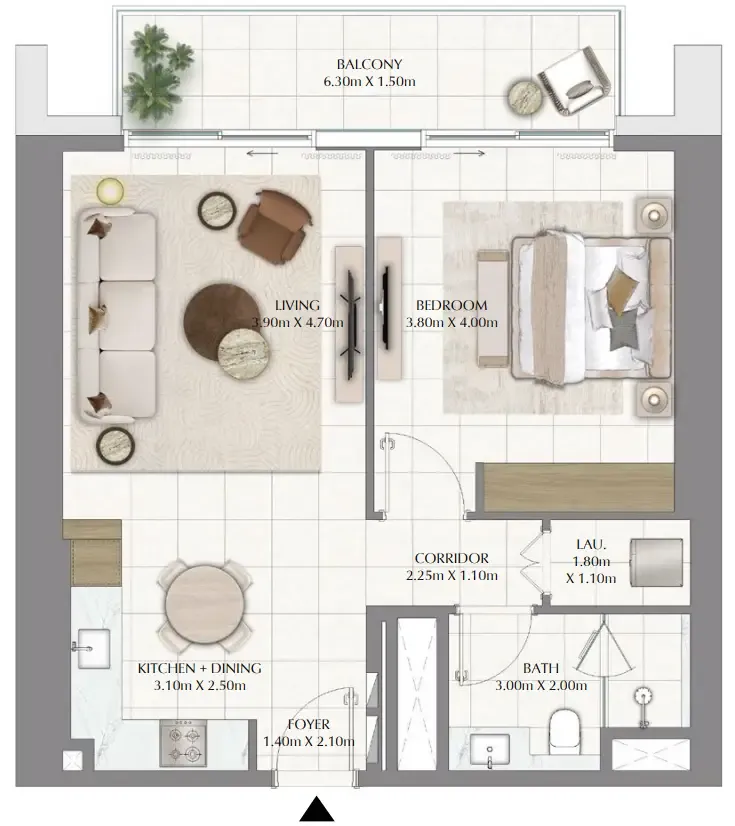Emaar Valia floor plan