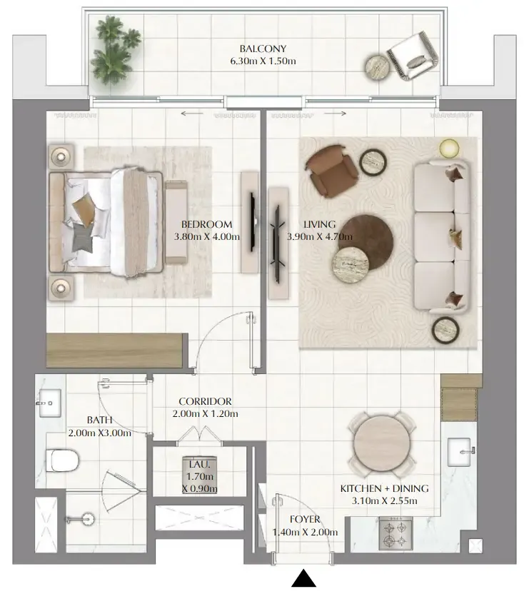 Emaar Valia floor plan