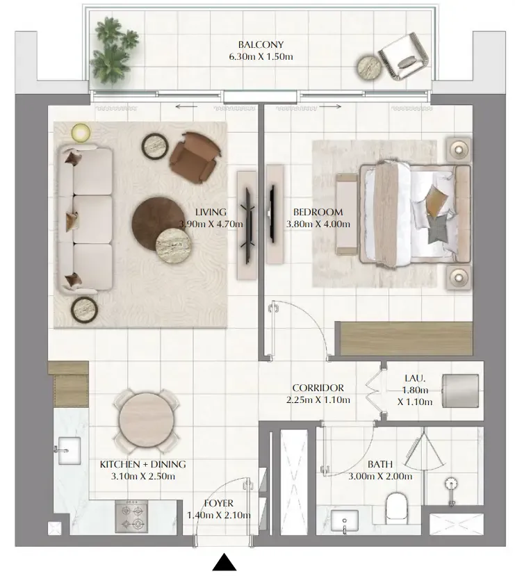Emaar Valia floor plan