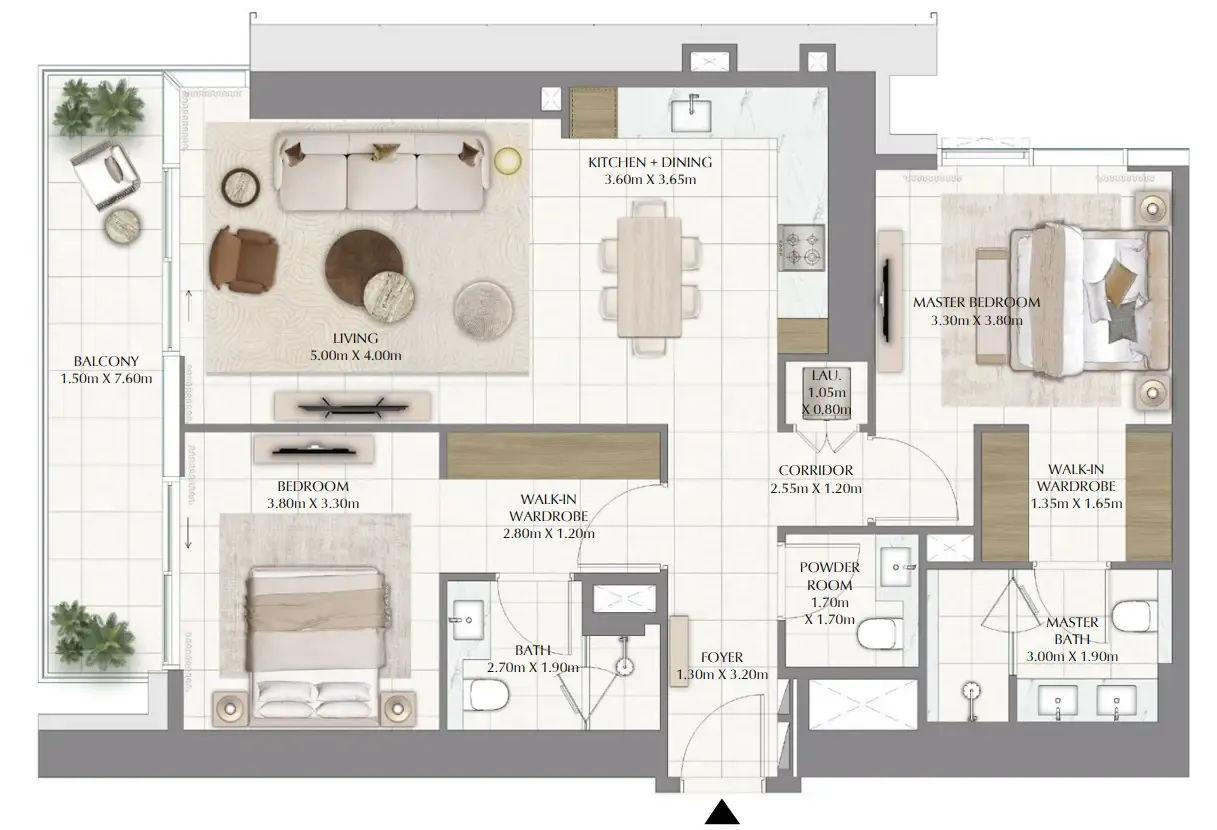 Emaar Valia floor plan