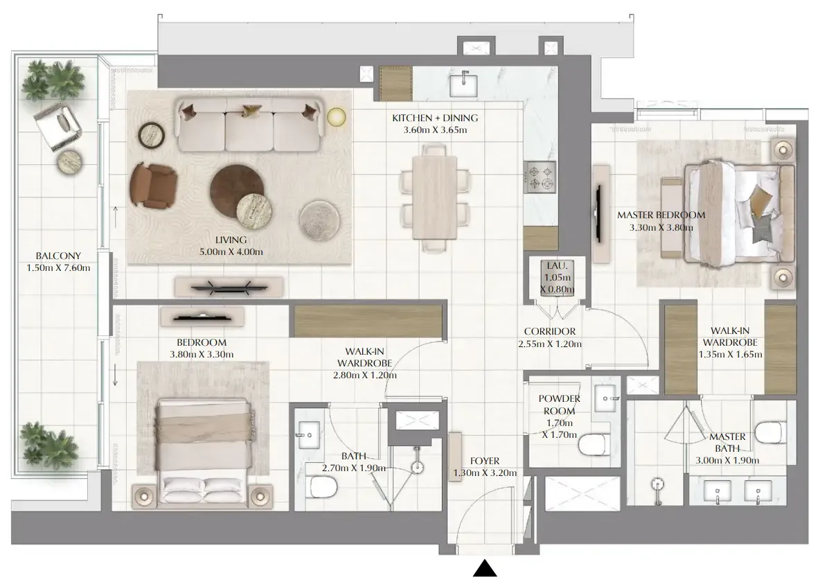 Emaar Valia floor plan