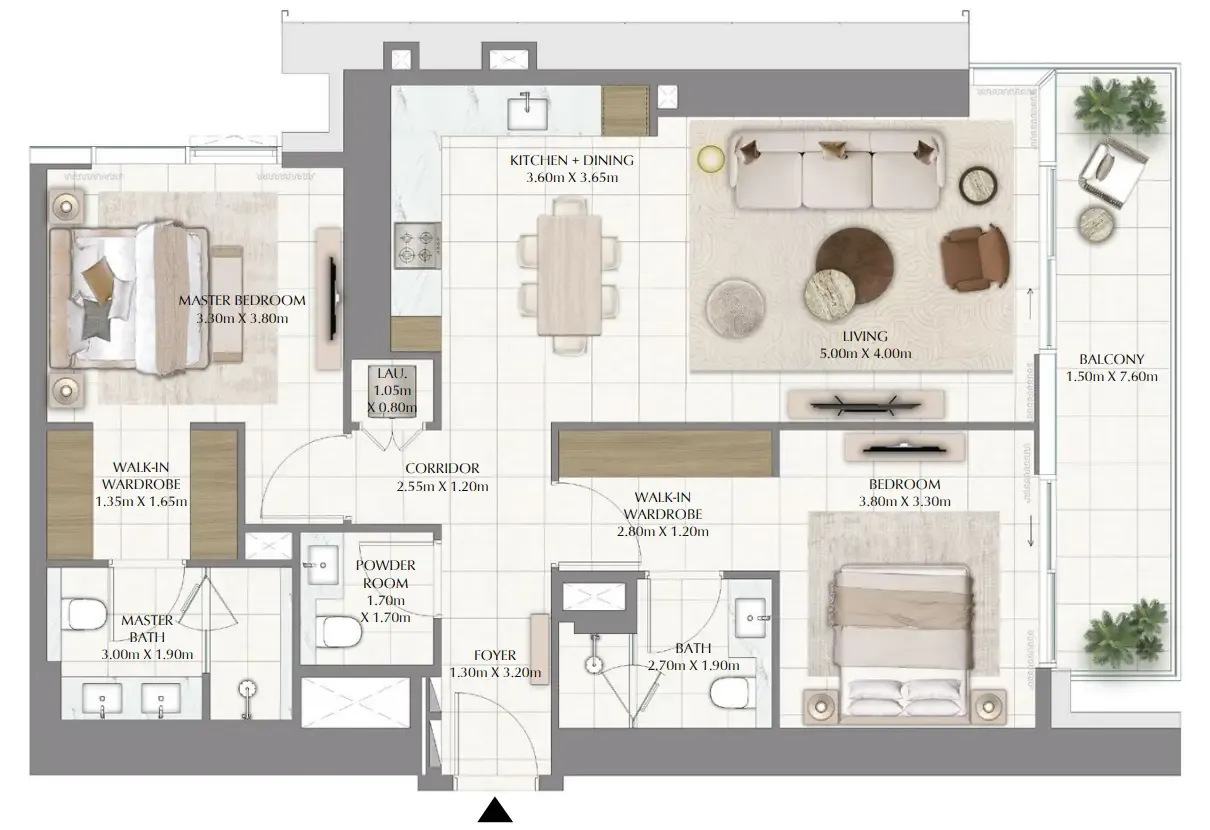 Emaar Valia floor plan