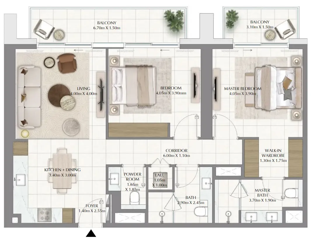 Emaar Valia floor plan