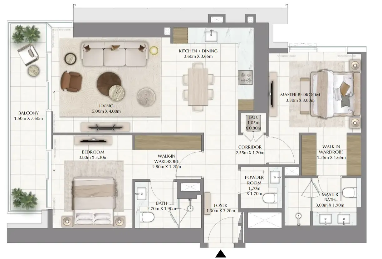 Emaar Valia floor plan