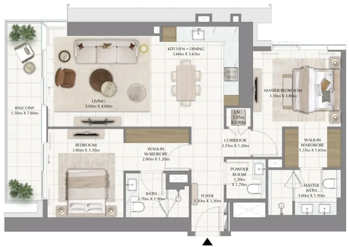 Emaar Valia floor plan