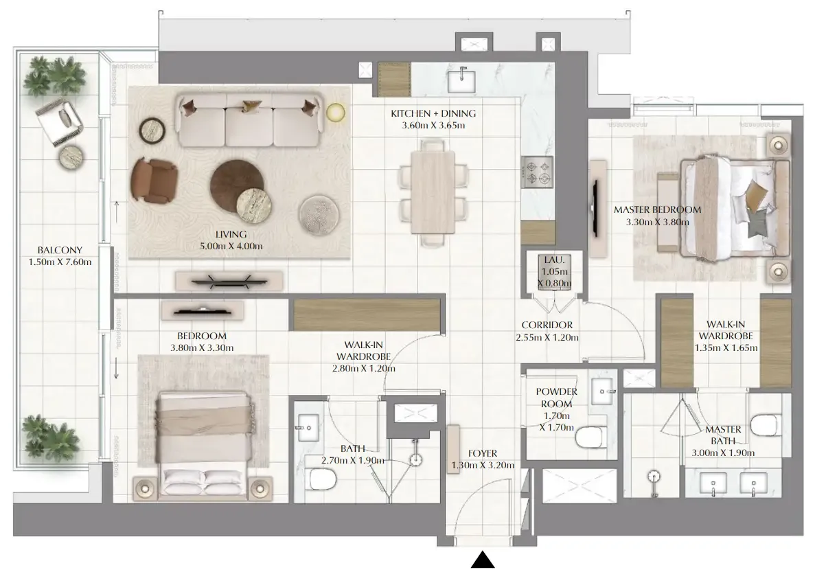Emaar Valia floor plan