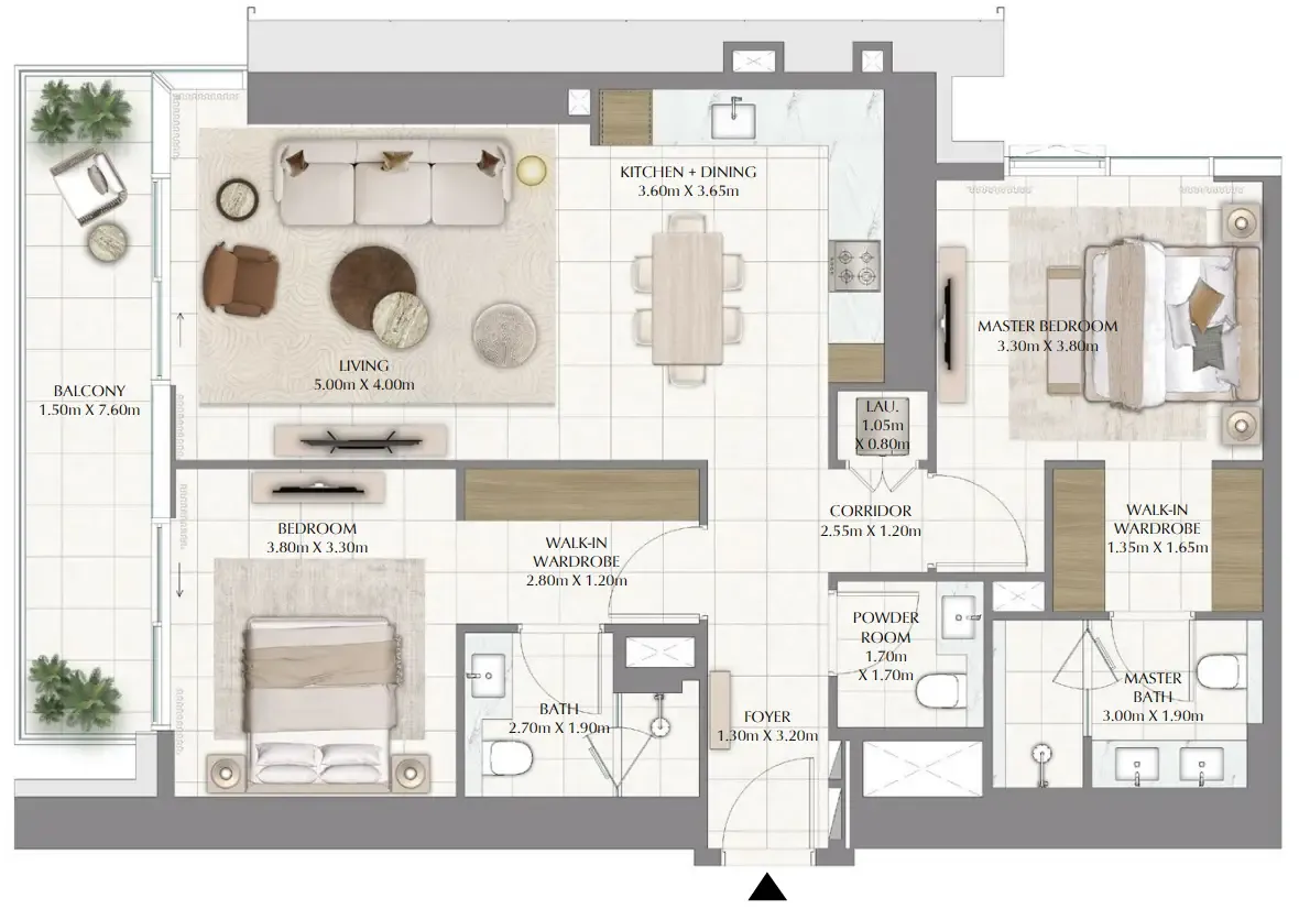 Emaar Valia floor plan