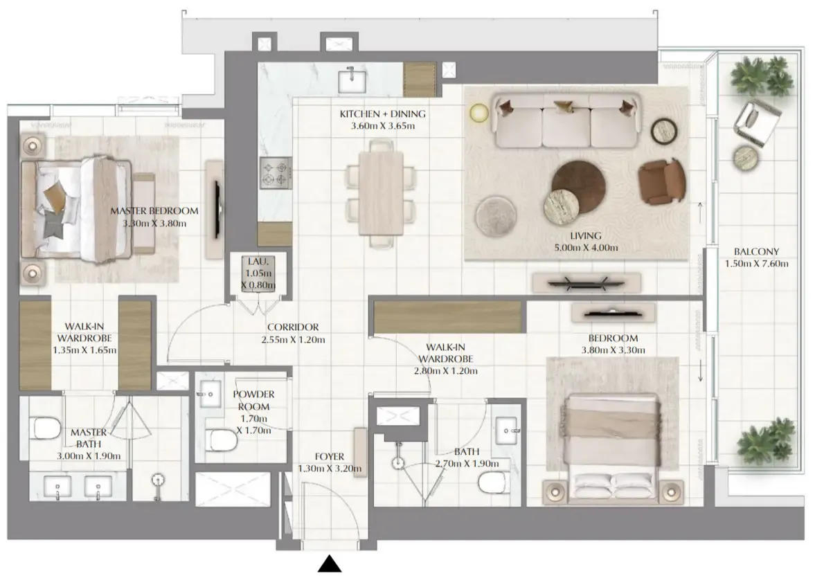 Emaar Valia floor plan