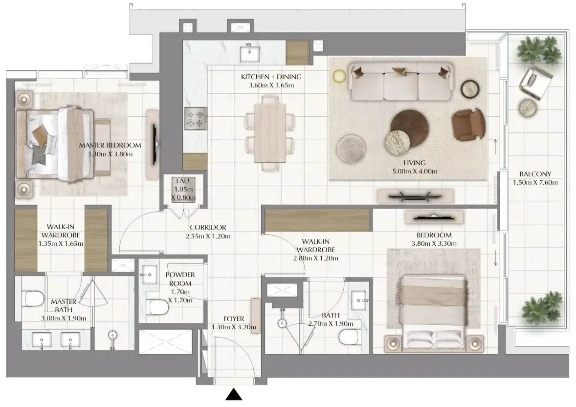 Emaar Valia floor plan