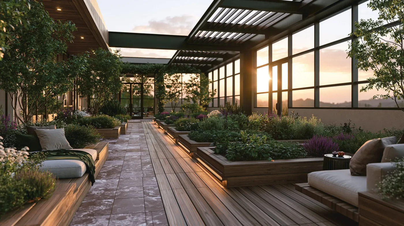 Farming Terrace amenity image at Valore