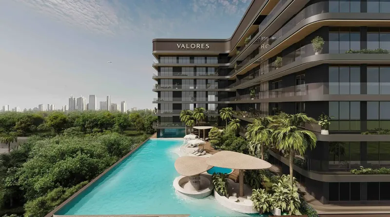 Exterior at Valores Residences in Jebel Ali Village Dubai