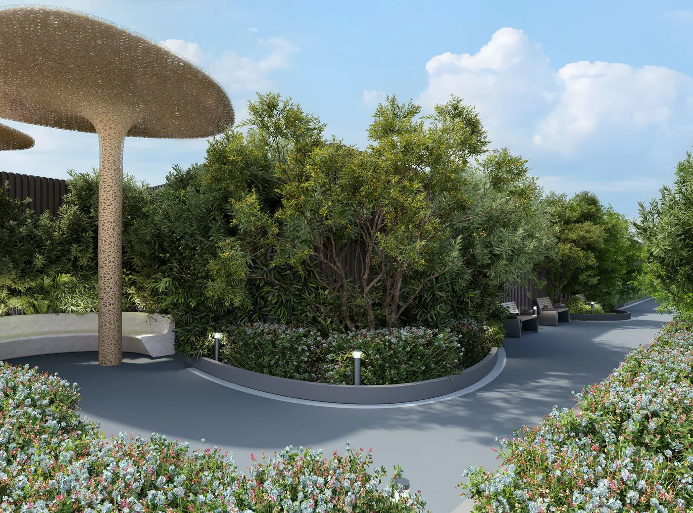 Sky Forest Trail amenity image at Valores Residences