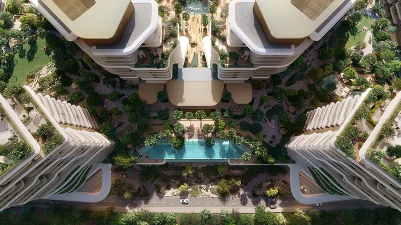 Exterior at Verdes by Haven in Dubai Land Dubai