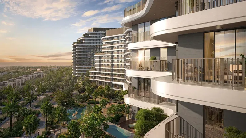 Exterior at Verdes by Haven in Dubai Land Dubai