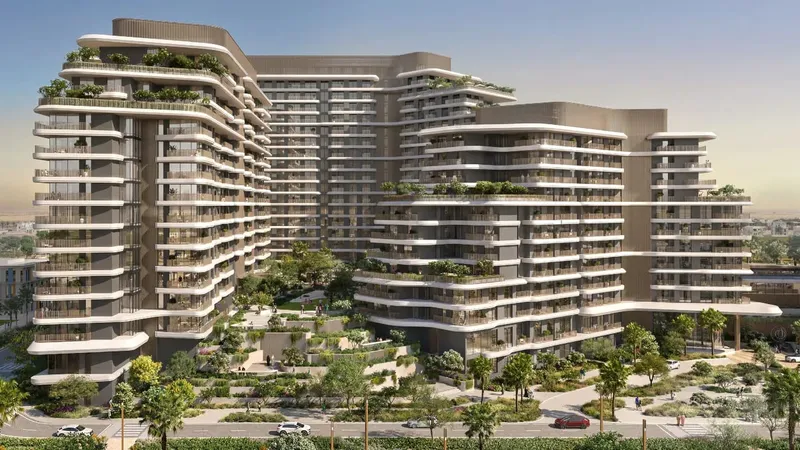 Exterior at Verdes by Haven in Dubai Land Dubai