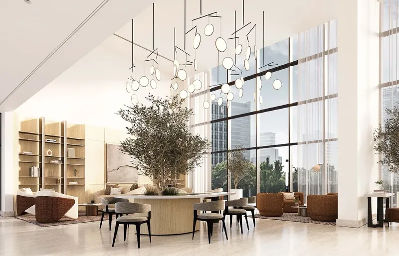 Lobby at Vida Residences Saadiyat Island in Al Saadiyat island Abu Dhabi