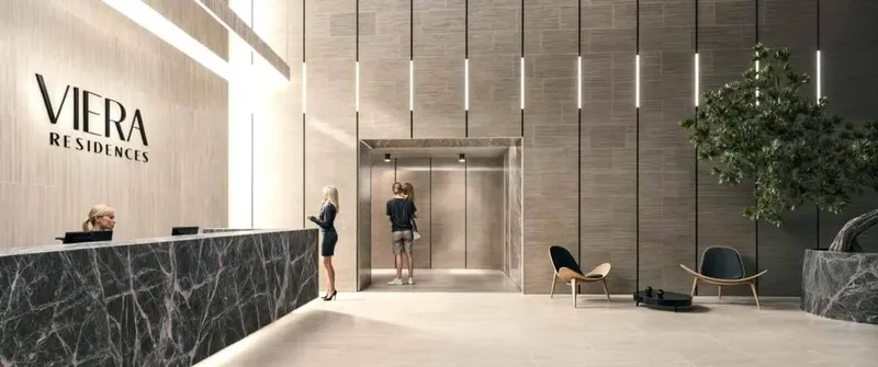 Lobby at Viera Residences in Dubai Production City Dubai