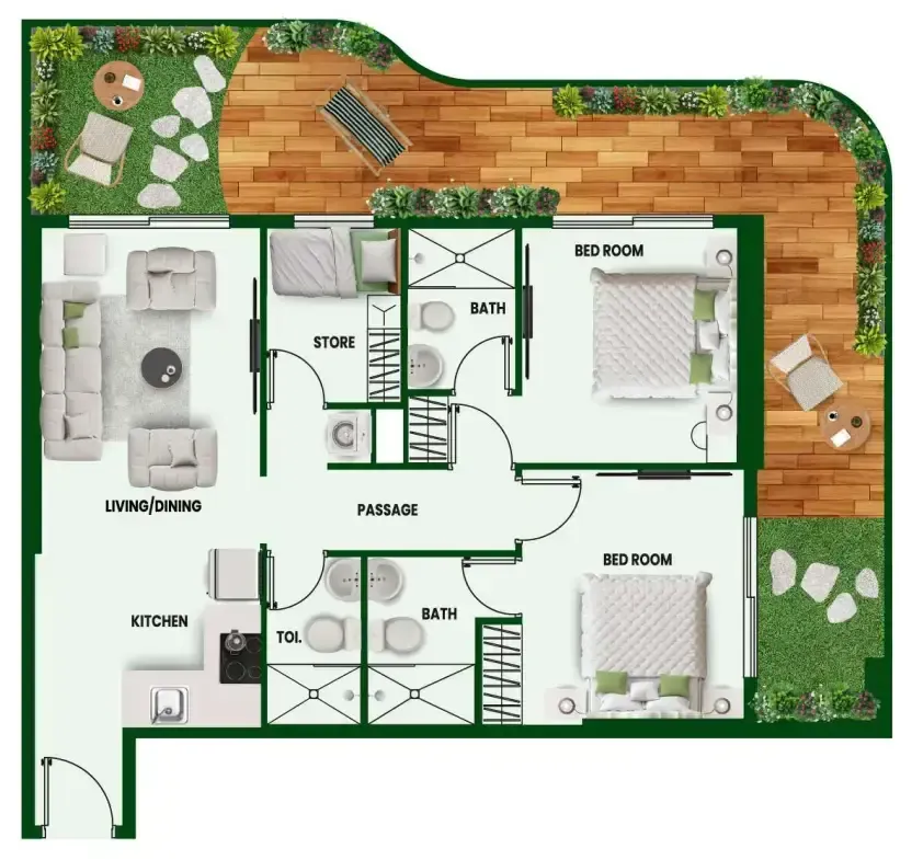 Vincitore Vincitore Wellness Estate floor plan