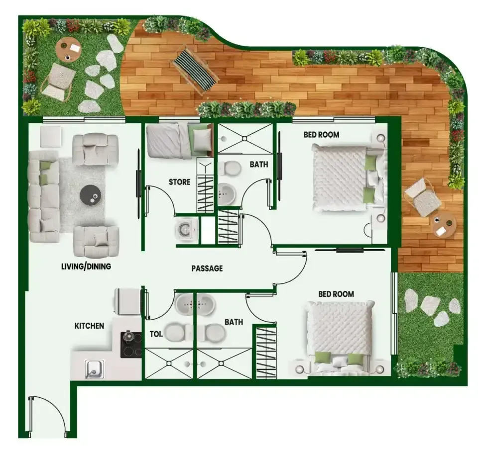 Vincitore Vincitore Wellness Estate floor plan