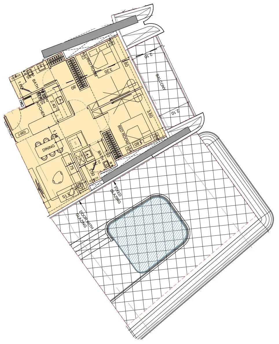 Binghatti Vision Iconic floor plan