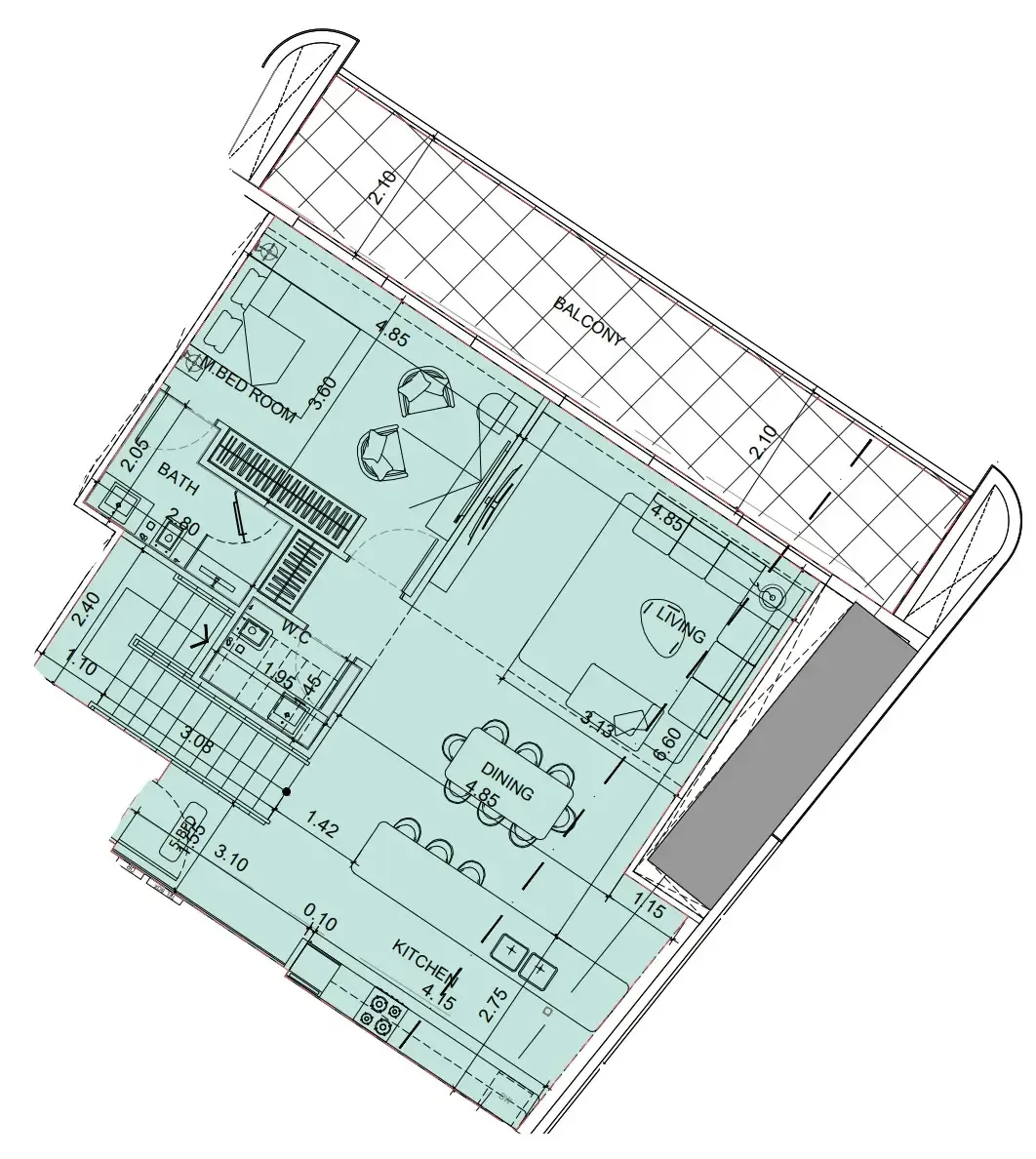 Binghatti Vision Iconic floor plan
