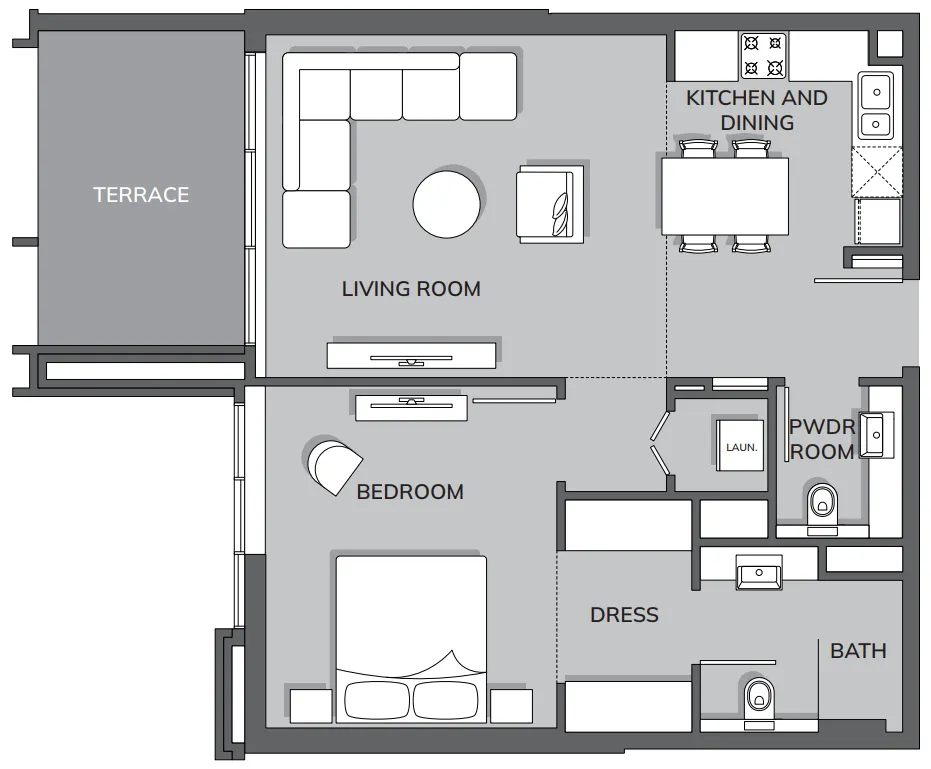 Prestige One Developments Vista by Prestige One floor plan