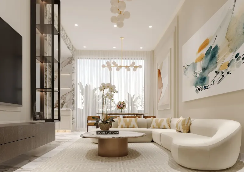 Interior at Volga Tower in JVT (Jumeirah Village Triangle) Dubai