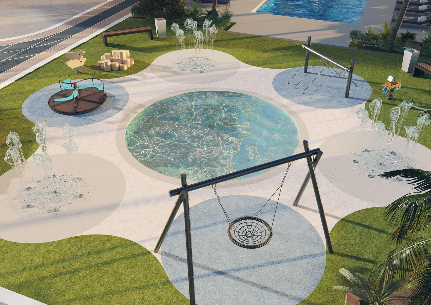 Kids Play Area amenity image at Volga Tower