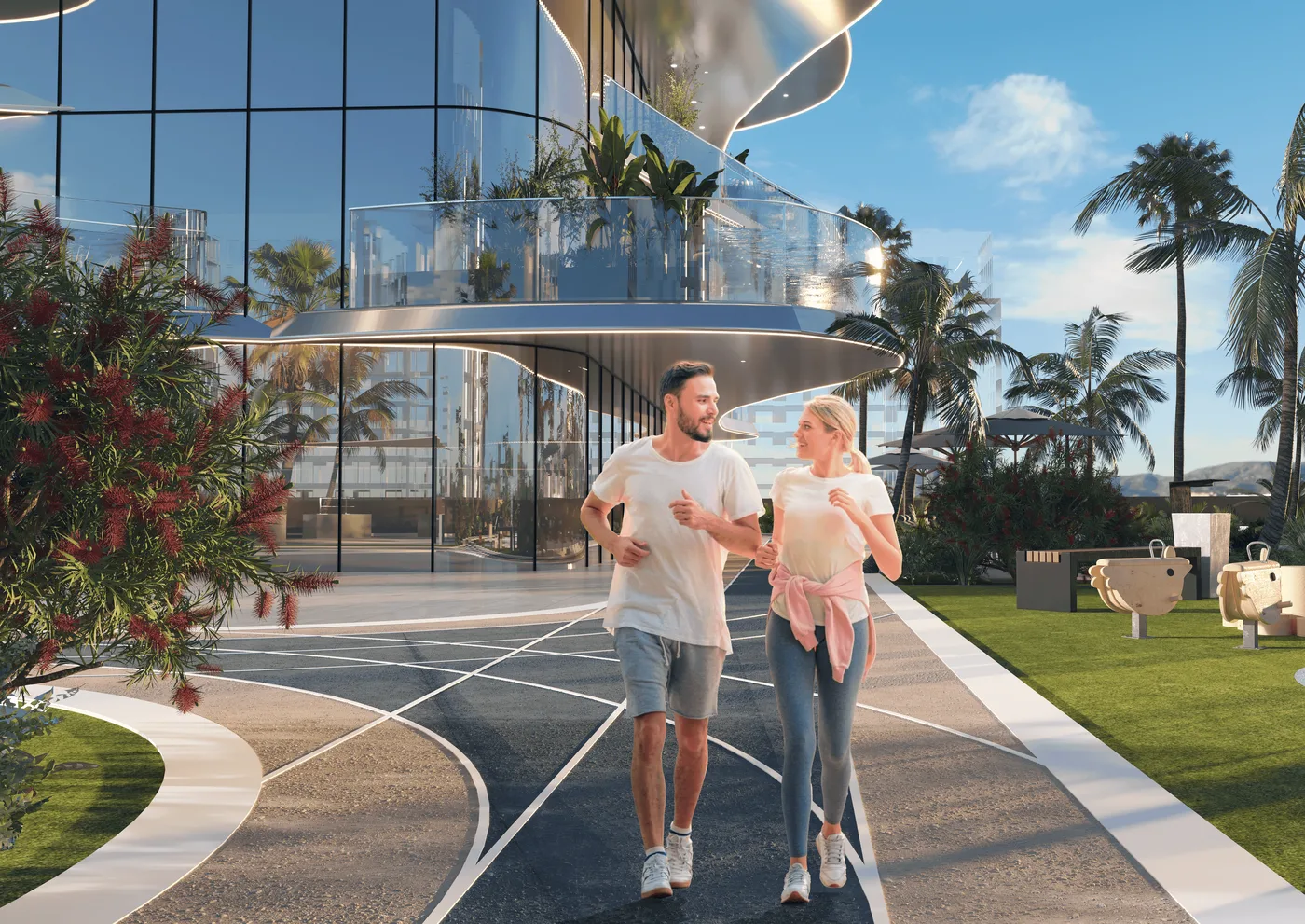 Running & Walking Track amenity image at Volga Tower