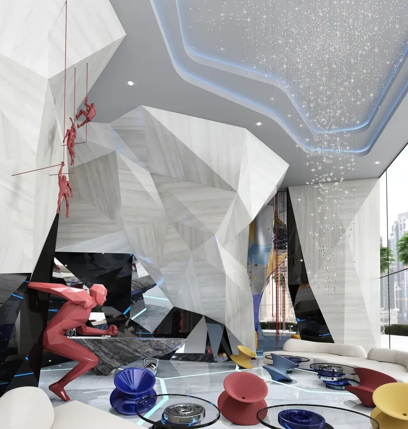 Lobby at Volta in Business Bay Dubai