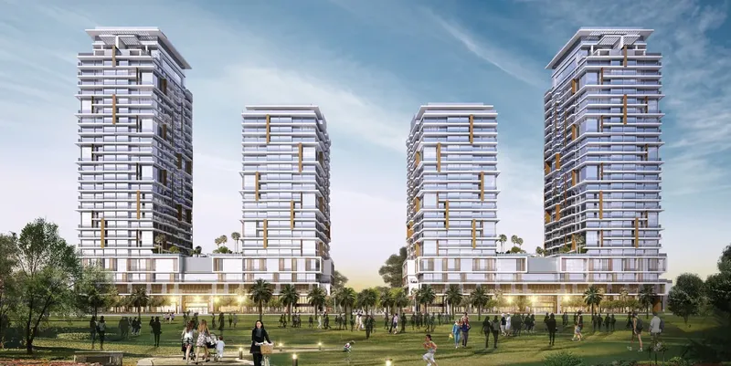 Exterior at Wasl 1 Park Gate Residences in Al Kifaf Dubai