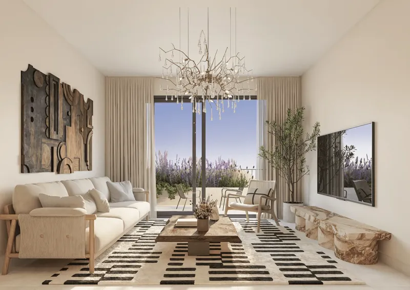Interior at Weybridge Gardens 2 in Dubailand Residence Complex Dubai