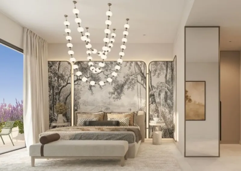 Interior at Weybridge Gardens 2 in Dubailand Residence Complex Dubai