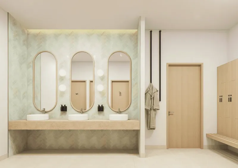Interior at Weybridge Gardens 2 in Dubailand Residence Complex Dubai